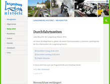 Tablet Screenshot of langenburg-historic.de
